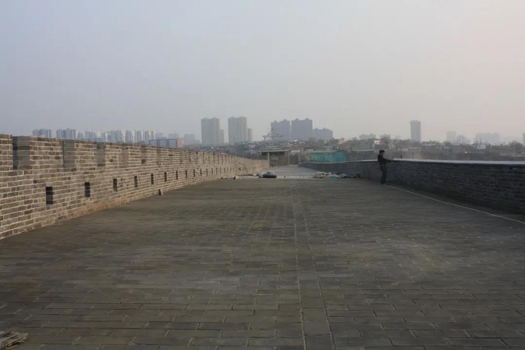 榆林衛(wèi)城東城墻搶險(xiǎn)加固工程接近尾聲
